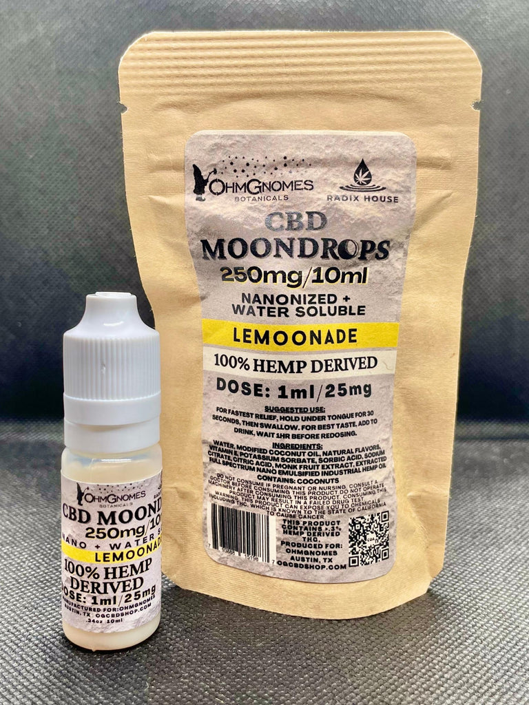 CBD Moondrops - Nanonized Water Soluble Full Spectrum CBD Tincture